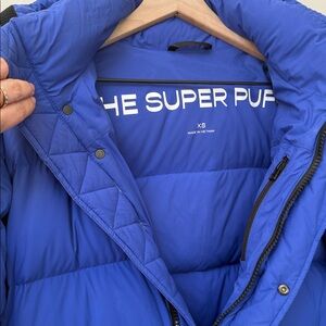Aritzia Super Puff Blue Jacket Long Size XS